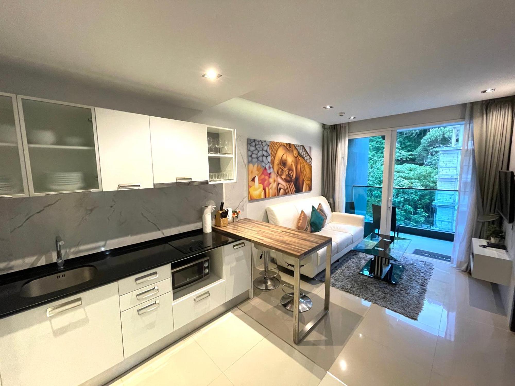 Lägenhet The Award 1bed Pool & Mountain View-psr Patong